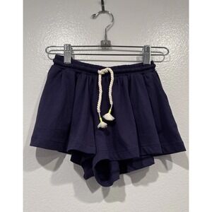 Rockets Of Awesome Girls Blue Flutter Short Size 4 5 Cotton Blend Pockets Boho